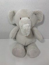 Kellytoy Kelly Baby plush elephant rattle crinkle light gray stuffed soft toy 1