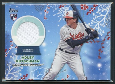 Topps Holiday Mega Box Adley Rutschman Rookie Patch Relic RC Baltimore Orioles