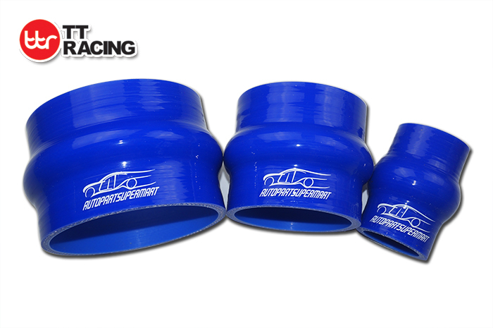 Pipe Thread Radiator Connector Rubber Hose Connectors Blue Silicone Hump Hose Coupler 76mm - Turbo ...
