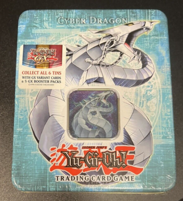 Yu-Gi-Oh! TCG Cyber Dragon 2006 Collectible Tin, Sealed Unopened