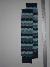 SMARTWOOL Arm Warmers Unisex L/XL Teals Grays Dark Pink Lt Wt No Padding