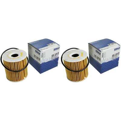 2x MAHLE / KNECHT Ölfilter OX 149D Öl Filter Oil