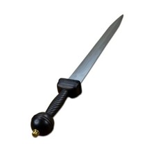 Deepeeka Caesar Sword Replica with Wood Hilt, Carbon Steel Blade, Viking Design