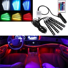 Tira de luces LED RGB para interior de piso de automóvil para Nissan Altima