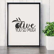 Kitchen Prints & Posters - Quotes , Minimalist Decor , Food & Coffee Funny A4 A3