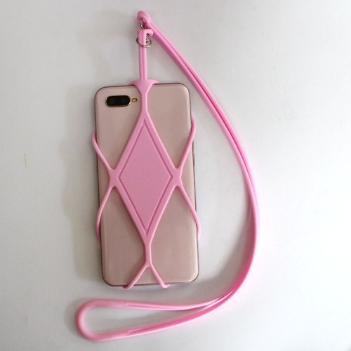 Silicone Cell Phone Strap Cord Holder Neck Lanyard Necklace Universal - Picture 14 of 14