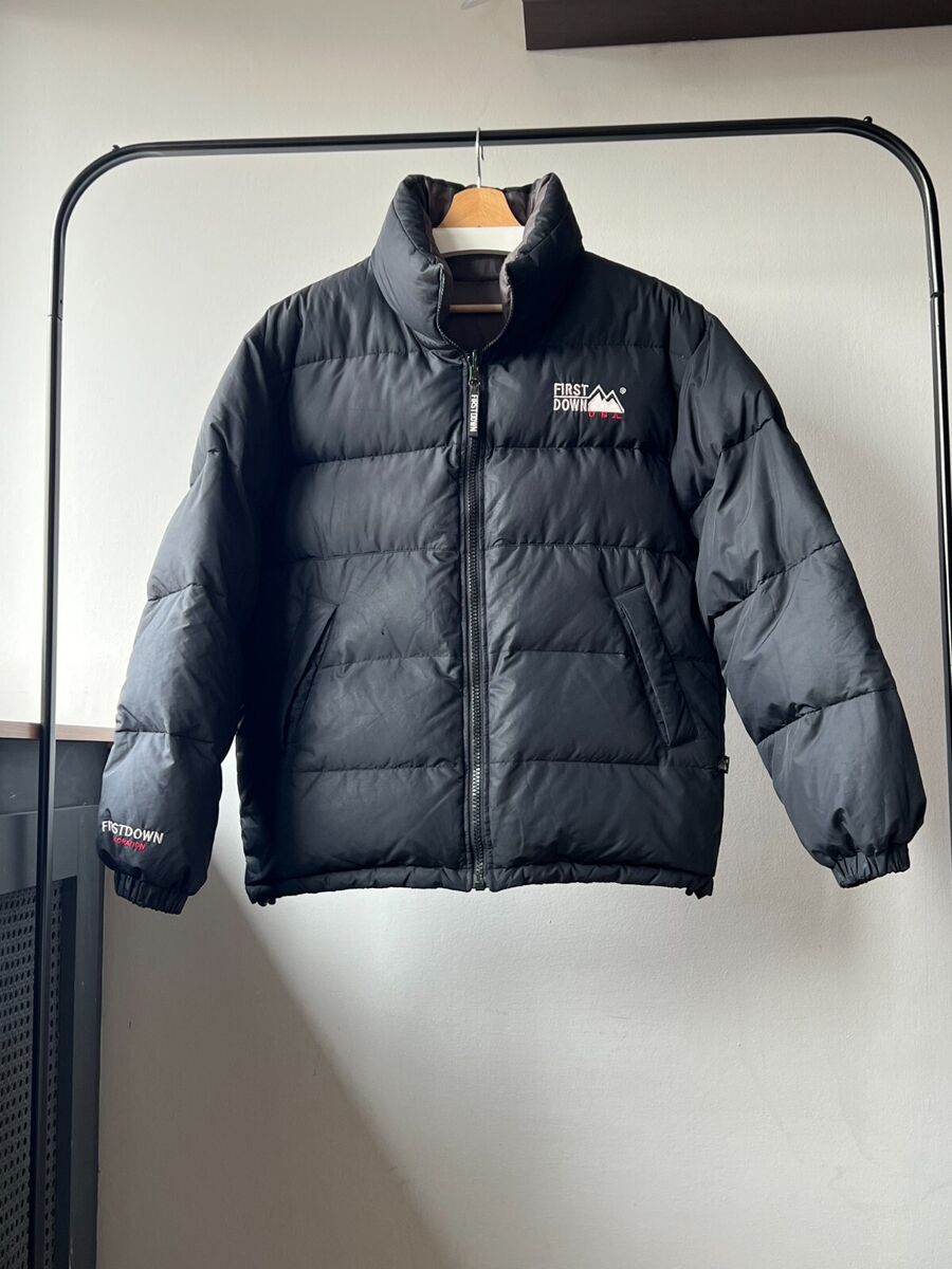 Vintage First Down USA Puffer Reversible Jacket Winter Vintage First Down USA Puffer Reversible Jacket Winter
