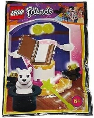 Figurine LEGO Friends Le Lapin Blanc Du Livre De Magie - Polybag Foil 562009, Neuf Sous Sachet
