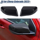 Carbon Fiber Side Door Rearview Mirror Trim Cover For Chevy Colorado CANYON 23+ 