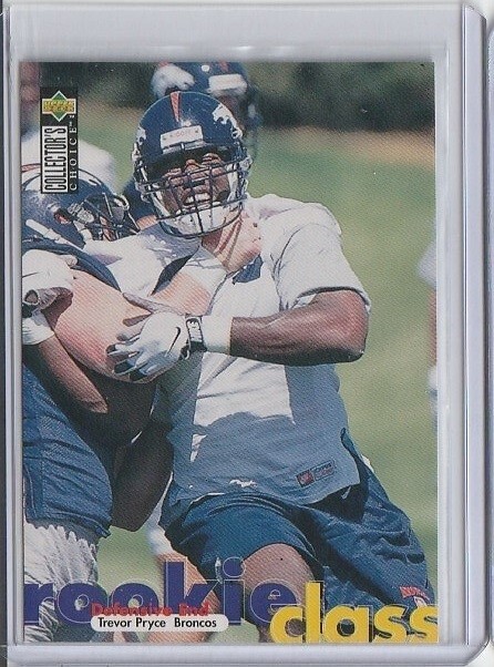 1997 Upper Deck Collector's Choice Rookie #41 Trevor Pryce Denver Broncos