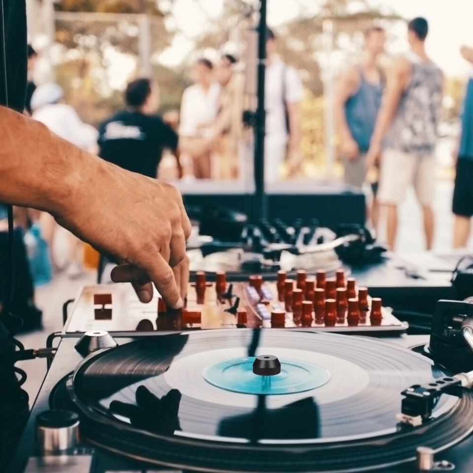 45 RPM Adapter 7 inch Record Player Adapter Dome Turntable Accessory - Image 3 of 4