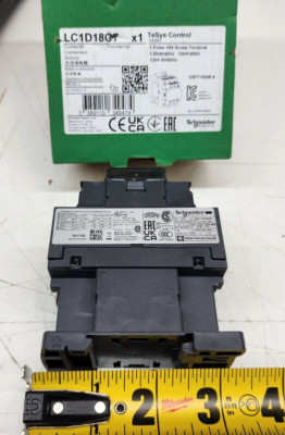 Schneider Electric 3DY36 IEC Magnetic Contactor 120V AC Coil Volts 18 Amps NeW