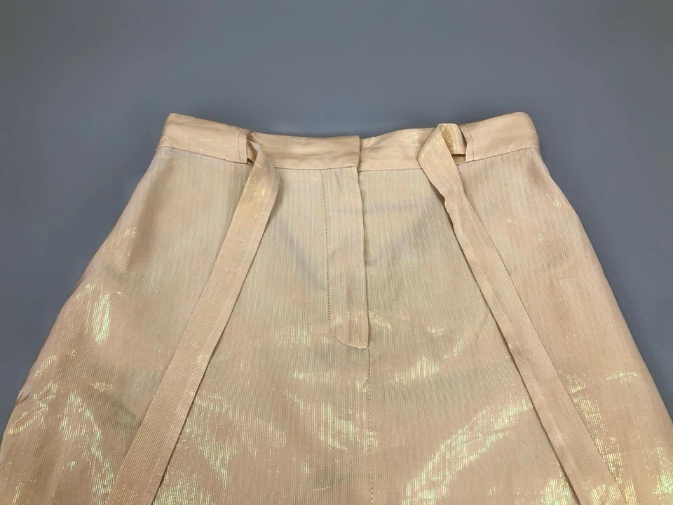 Increíble falda para mujer ANNA MOLINARI mezcla de seda color brillante talla 40/D 34 Foto 3 de 4