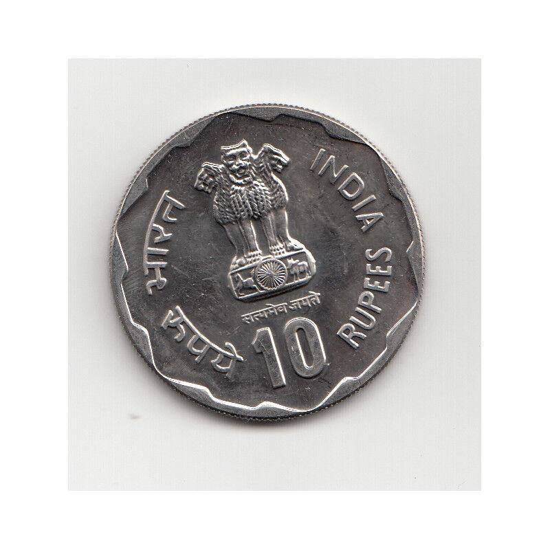 Indien Rep. 10 Rupees 1980B  Silber  Nr. 1/2/15/164 Speciale aandelenprijs