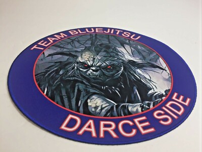 BIG Jiu Jitsu Patch   Team Blue Jitsu   DARCE SIDE  Jedi Warrior. 9'' Blue Patch