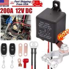 Car Battery Disconnect Switch Remote Control Power Kill Master Isolator Cut Off