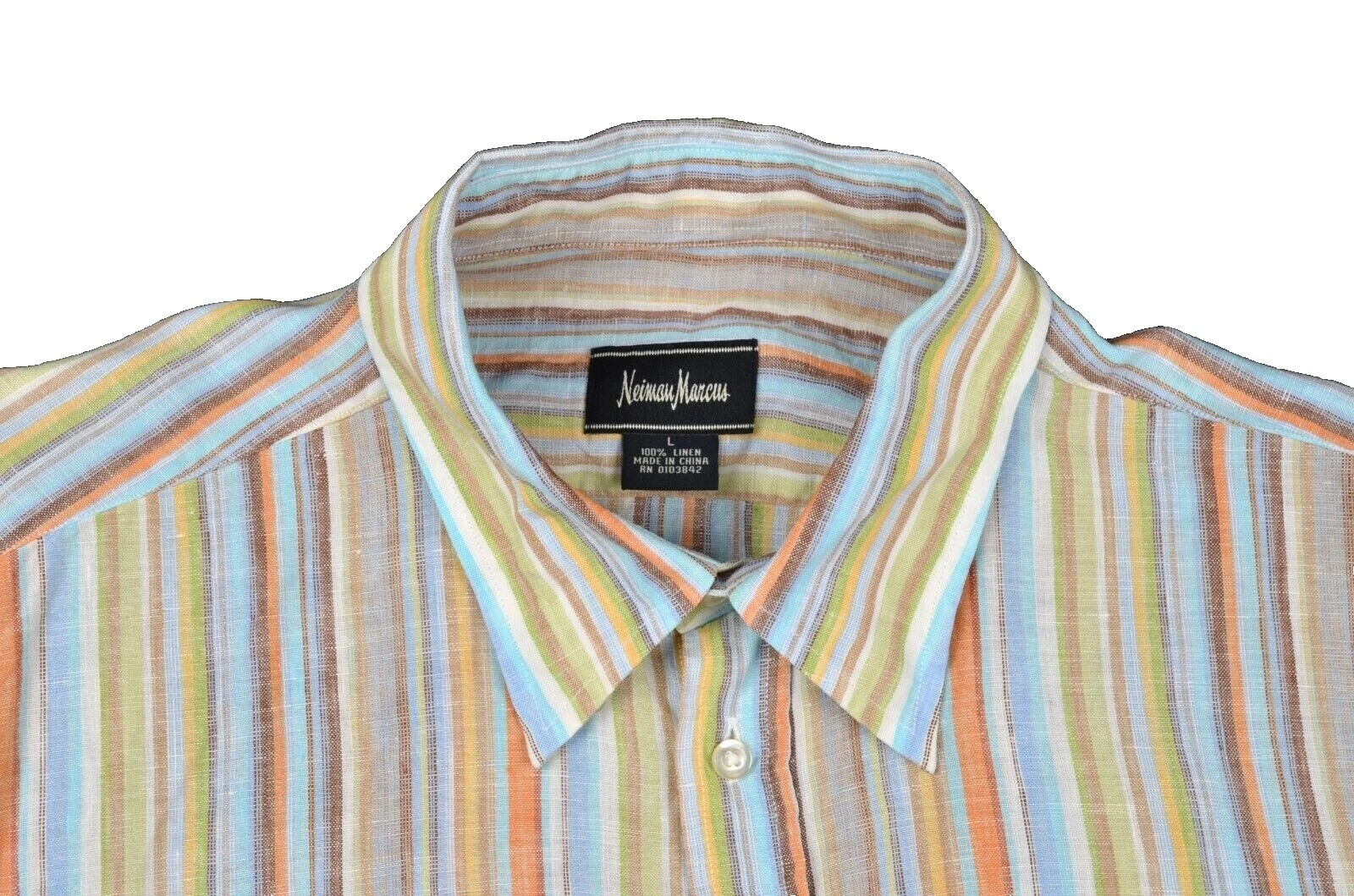 Camisas multicolores para hombre Neiman Marcus talla L