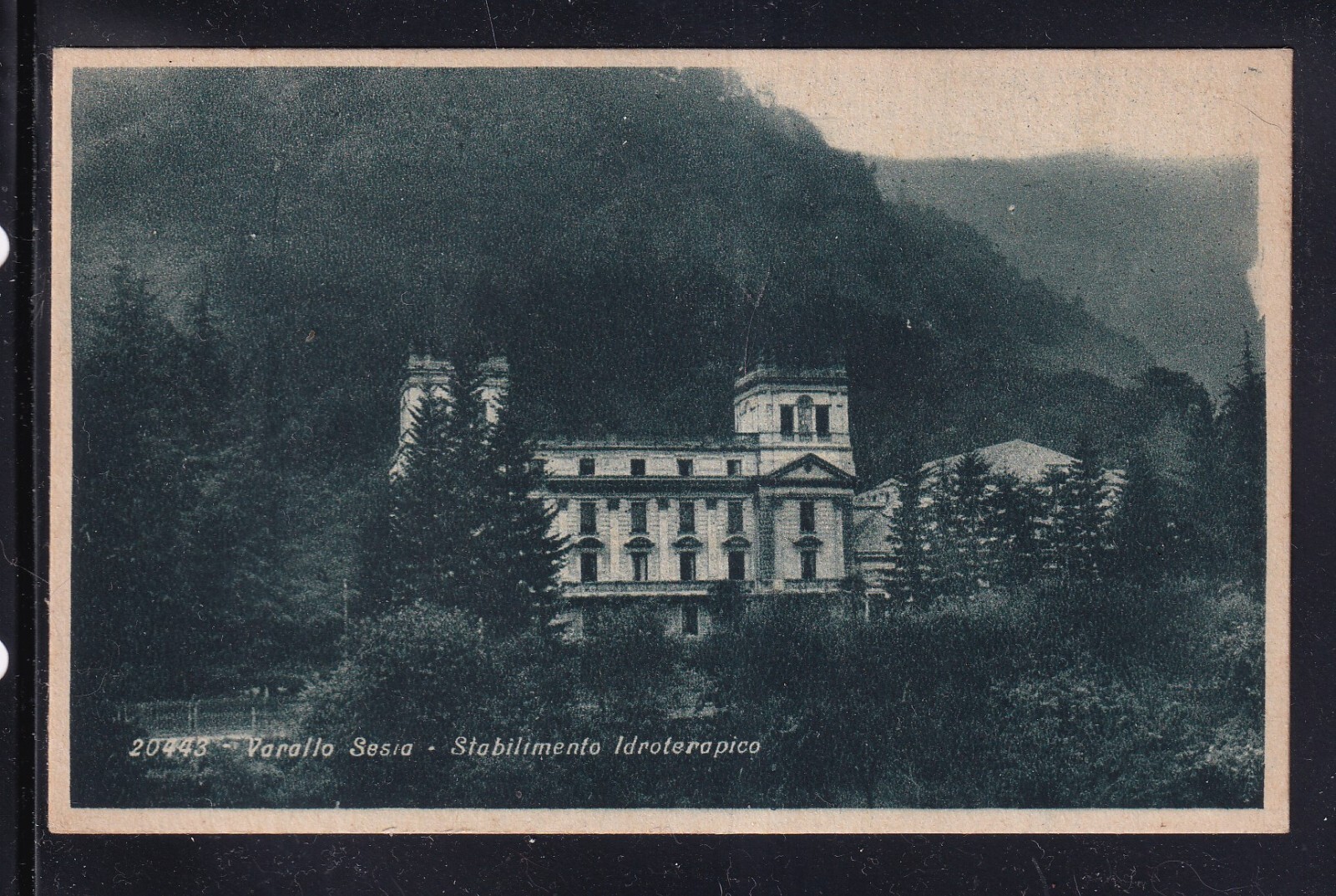 Cartolina Varallo Sesia Stabilimento Idroterapico AB1471