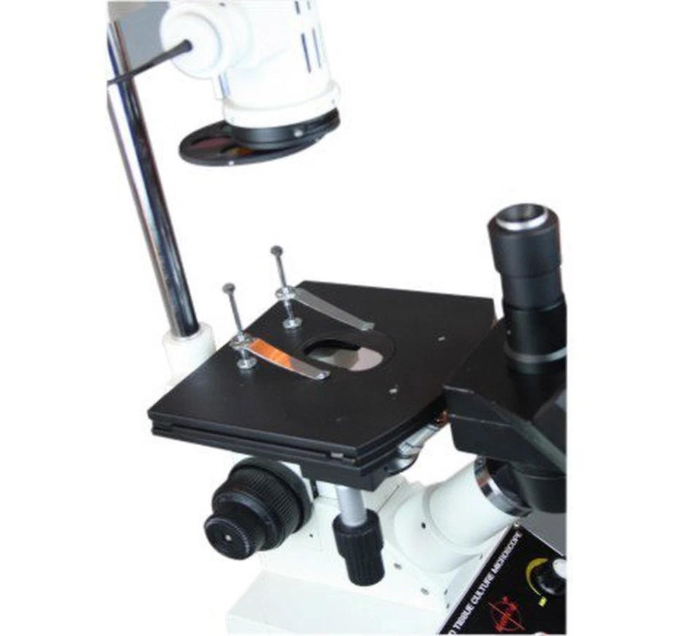Инвертированный тринокулярный микроскоп биология, живые клетки, культура тканей, клиническая лаборатория - Изображение 3 из 3