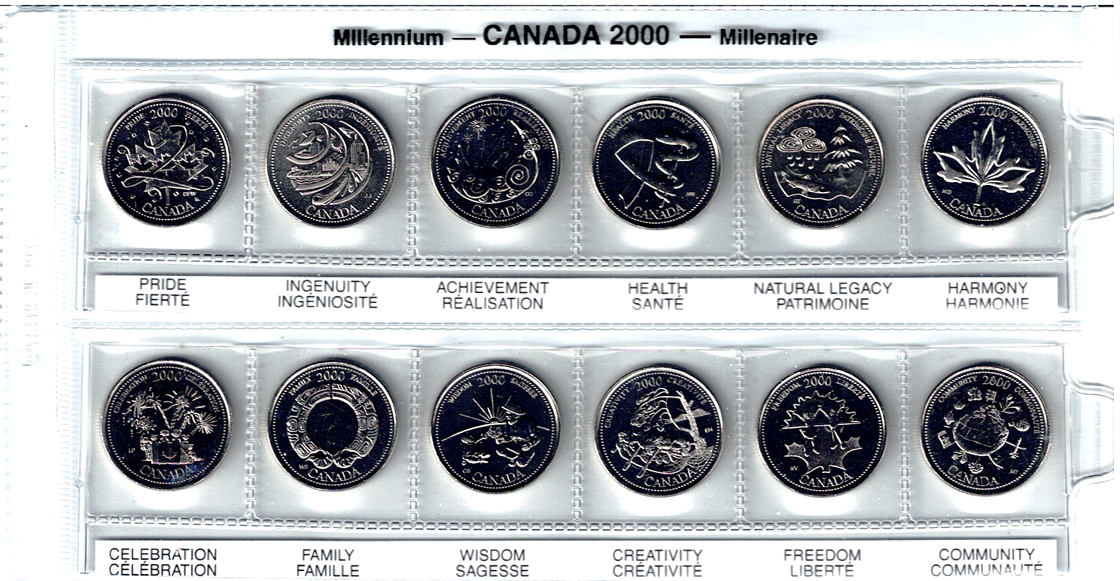 Canada 2000 Millennium Commemorative Coin Set | eBay