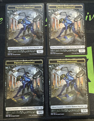 Proven Combatant Token (005) X4 Hour of Devastation Magic the Gathering MTG
