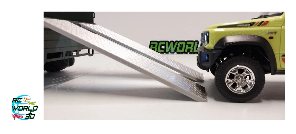 TRAILER LOADING RAMP FOR WPL-JJRC-GoolRC-AROCS-TAMIYA RC 3D PRINTED SOLID PLA X2 - Image 3 of 4