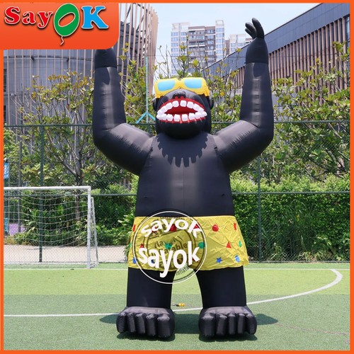 Giant Inflatable Gorilla Inflatable Animals Cartoon Model for Park Yard PartyZoo - 第 1/8 張圖片