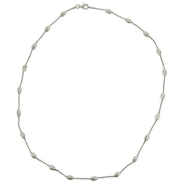 Cadenas, collares y colgantes de oro blanco para hombre