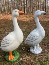 Latex and fiberglass backer mold new porche goose mold 24" tall