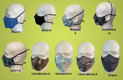 Around the head elastic breathable comfortable fabric face mask HOLIDAY SALE