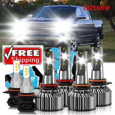 For Chevy Silverado 1500 HD Classic 2007-2007 LED Headlight Hi Lo+Fog Light Bulb