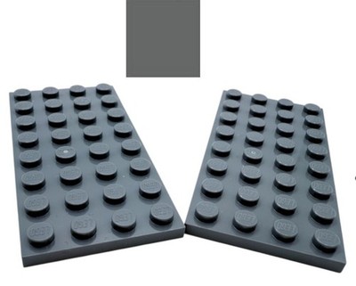 LEGO  2x Platte 4x8 dunkelgrau 3035 Dark Stone Grey 4211061 Star Wars Moc