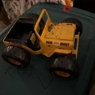 Vtg 1970s Tonka DUNE BUGGY Jeep MR-970 Pressed Steel Orange w/Hitch No Top