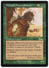 Multani, Maro-Sorcerer 1999 Urza's Legacy Green Legendary Creature MTG NM AZ3