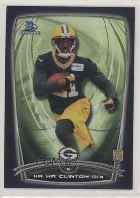 2014 Bowman Chrome Black Refractor 39/299 Ha Ha Clinton-Dix #150 Rookie RC 7bf