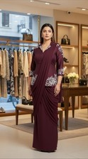 Ready-to-Wear Designer Saree for Adults Bollywood Party and Indian Pakistani Wed