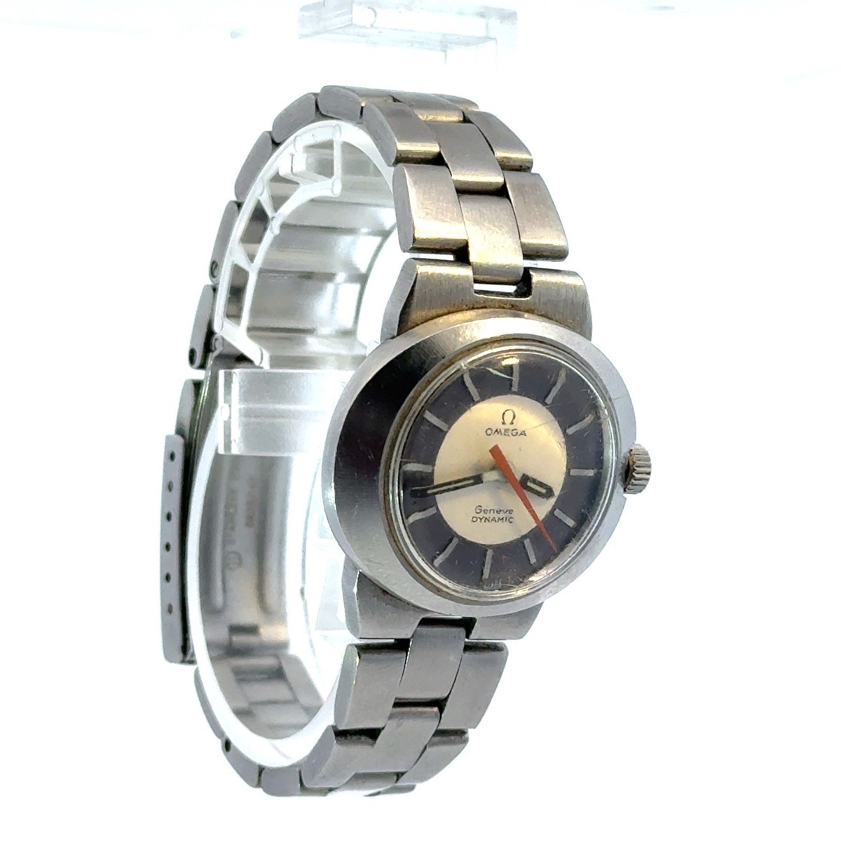パ*ロ様 OMEGA Geneve レディース 腕時計 手巻き シルバー OMEGA Geneve Tool 102 Dynamic Automatic Women's Watch Vintage Gray