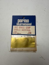 Vintage Parma International .002 Brass Goop Shield Material 800 Cleveland USA