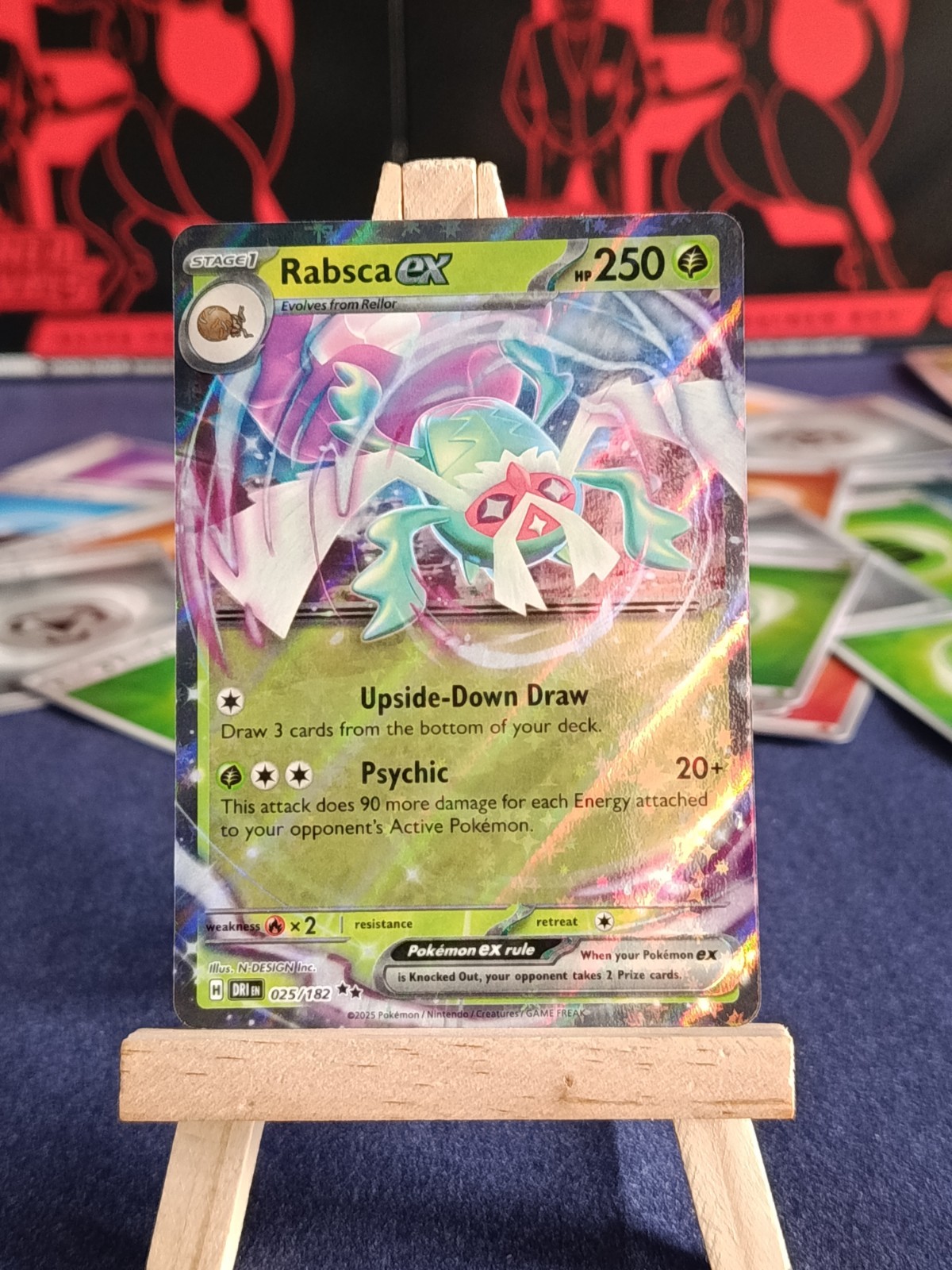 RABSCA EX 025/182 DESTINED RIVALS (PACK FRESH) POKÉMON TCG