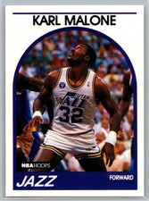 Karl Malone 1989-90 Hoops BASKETBALL #30 Utah Jazz HOF