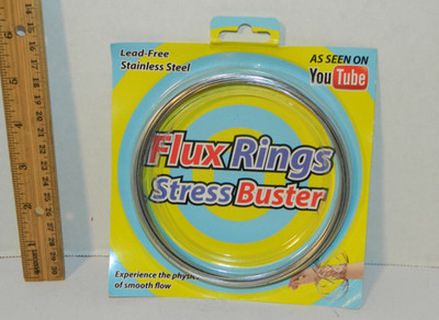 fluxrings Flow Rings Kinetic Vortex Spring Toy arm slinky stress relief Kids fun