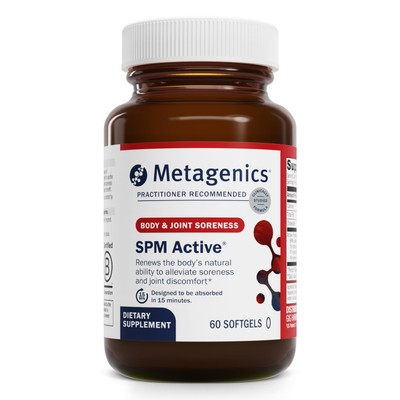 Metagenics SPM Active 60 Softgels Joint Comfort Tissue Health Non-GMO GF