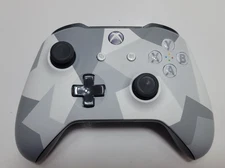 Microsoft Xbox One Wireless Controller Model 1708 Winter Forces Camo White Gray