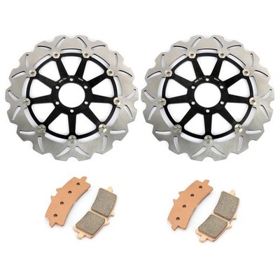 for KTM Front Brake Discs Rotors Pads RC8 2008-2012 RC8 R 1190 Track 2011-2012