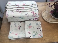 4 Dunelm Curtains-Size 66"w x 90"d-4Matching Tiebacks-2 Cushion Covers 18”