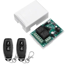DC 6V 12V 24V 2 Channel 10A Relay Wireless Remote Control Switch,RF 433M Tran...