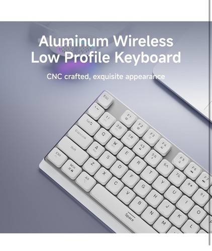 EWEADN MK100 Wireless Mechanical Typewriter Low Profile Keyboard - Picture 5 of 9