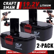 2Pack for Craftsman 19.2 Volt 11375 Battery C3 DieHard 130279005 11376 130279003
