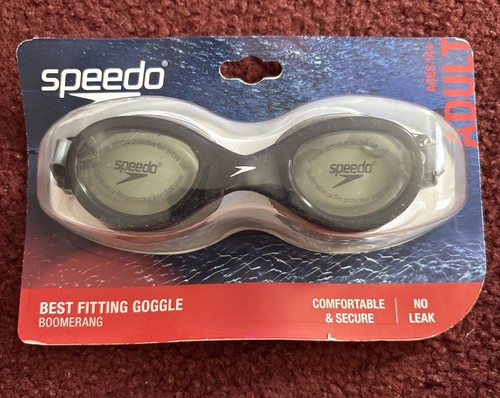 Speedo Adult Swim Goggles w/ Antifog - Black