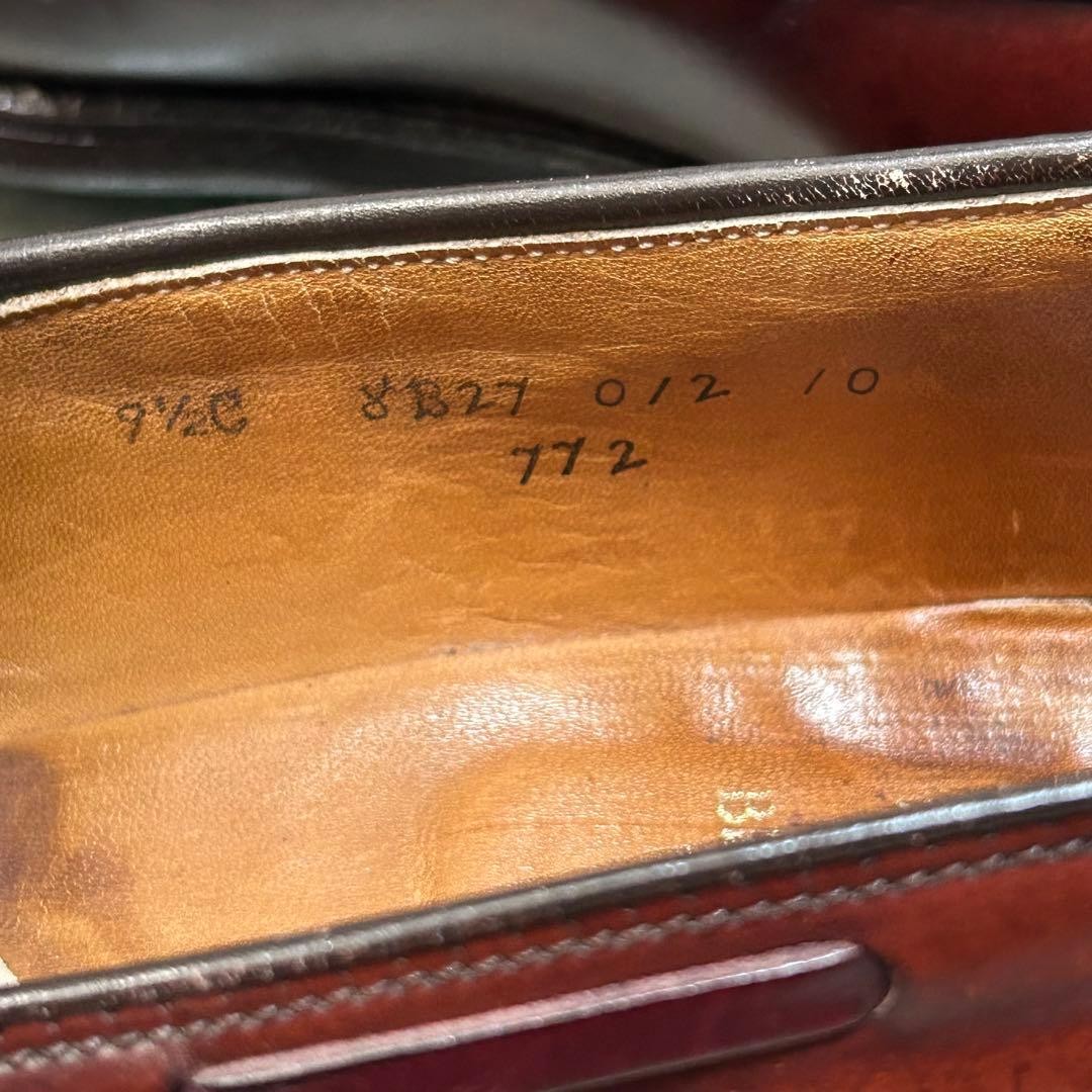 Rare Brooks Brothers x Alden cordovan tassel loafers, size 9.5C #0929 image 9